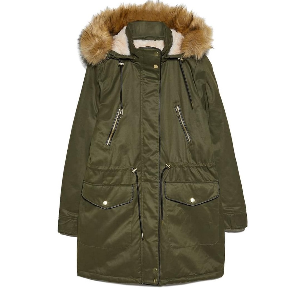 Green Perfect winter parka with eco-friendly
PrimaLoft® size L